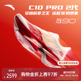 安踏×徐悲鸿奔马图联名丨天马行空系列C10 PRO 2代马拉松跑鞋男