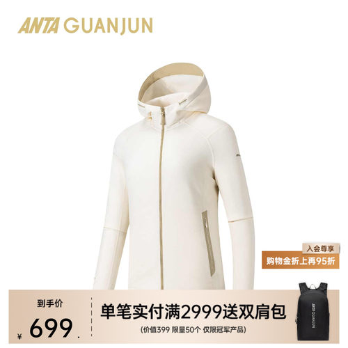 安踏冠军女加厚针织上衣