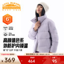 加厚保暖鸭绒棉服运动外套 新款 安踏面包羽绒 立领短羽绒服女冬季