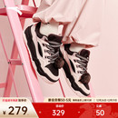 潮流百搭休闲运动鞋 安踏微糖面包鞋 女冬季 厚底圣诞配色板鞋 时尚