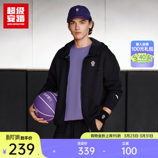 172611703U 开衫 超级安踏凯里·欧文系列 男女连帽外套2026长袖