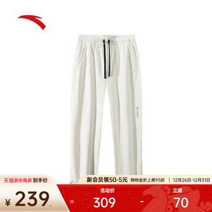 保暖加绒两穿宽松休闲裤 冬季 子152447339N 男士 安踏针织运动长裤