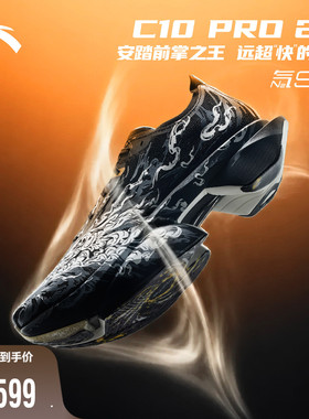 安踏C10 PRO 2代 拨云见日月丨全掌碳板专业长跑马拉松跑步鞋男