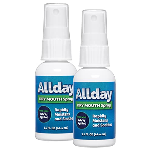 Allday Dry Mouth Spray- Maximum Strength Xylitol Fast Acti