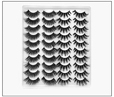 NEW 20 Pairs 3D Mink Lashes Natural False Eyelashes Dramatic