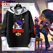 Brawl Stars荒野乱斗联名游戏周边连帽卫衣男女新款 秋冬上衣服