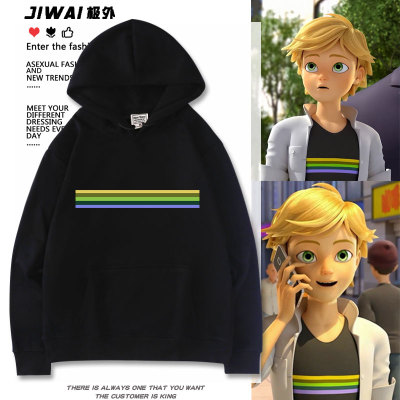 奇迹少女艾俊同款cos服瓢虫少女玛丽娜连帽卫衣男女长袖衣服上衣