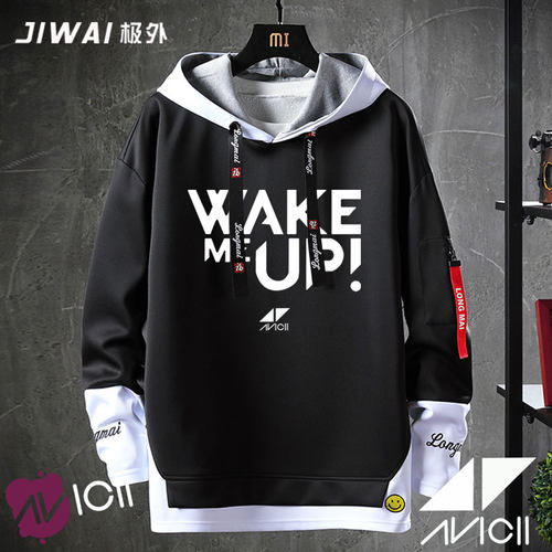 百大瑞典神艾维奇男女连帽卫衣