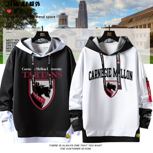 CMU卡内基梅隆大学Carnegie纪念品周边校服连帽卫衣休闲外套