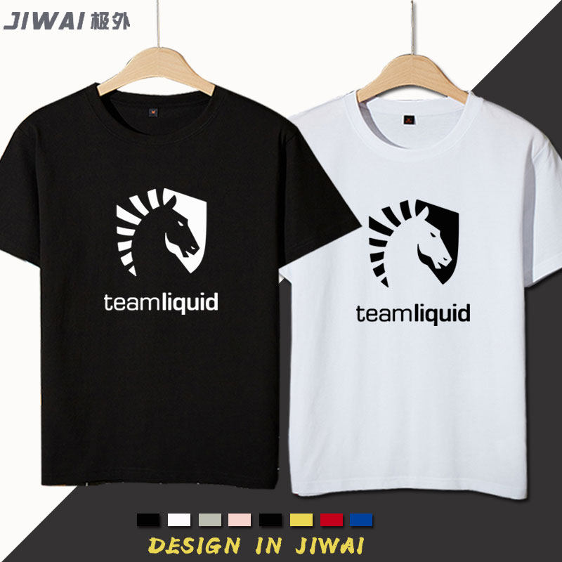 team liquid战队电竞液体队dota2游戏队服衣服短袖t恤男女半袖衫