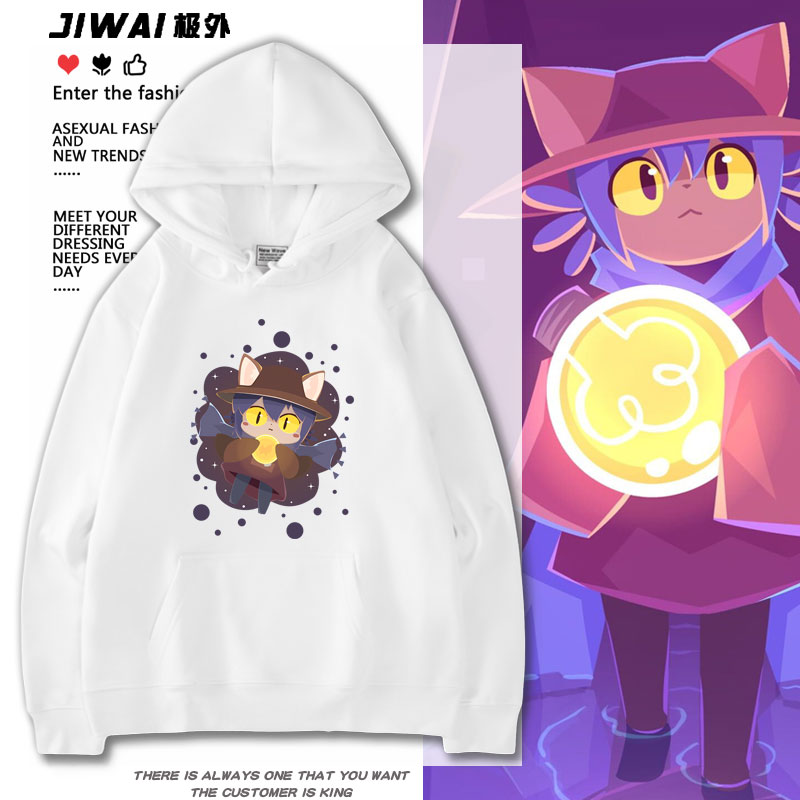 动漫游戏OneShot霓光Niko周边同款卫衣男女秋冬二次元上衣服潮