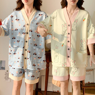新款300斤超大码睡衣女大学生夏季200斤胖MM宽松家居服套装可外穿