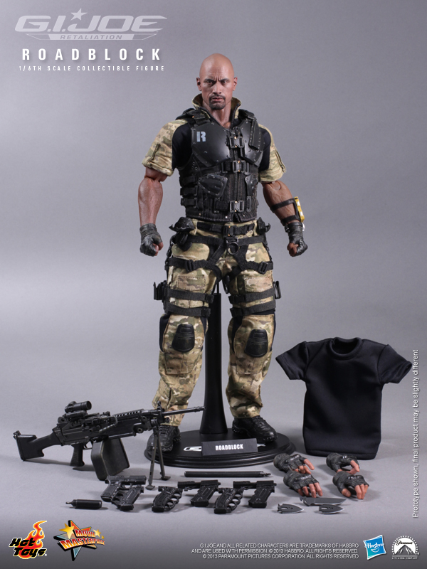 百分之三兵人 1/6  hottoys 特种部队 路霸 巨石强森 整盒