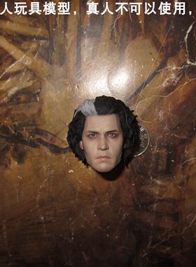 理发师兵人HotToys德普1/6