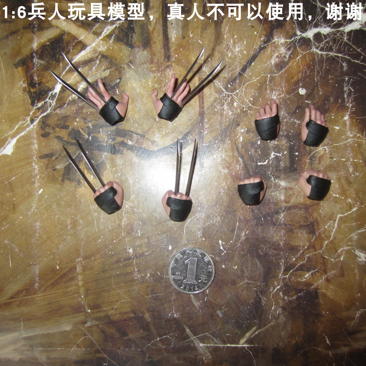 兵人1/6hottoys死侍与金刚狼