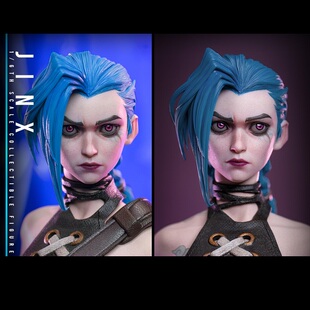 百分之三兵人1/6 hottoys 英雄联盟:双城之战 金克丝 平静脸