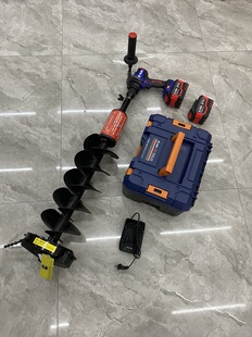 东科冰钻冰武者电动破冰钻手持锂电钻浮水冬季钻杆冰钓冬钓破冰器