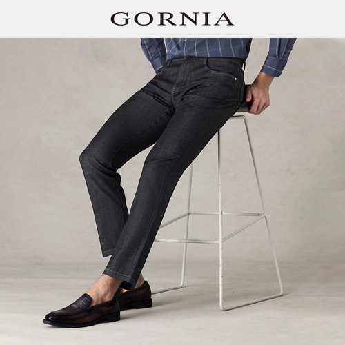 GORNIA/格罗尼雅男士休闲牛仔裤