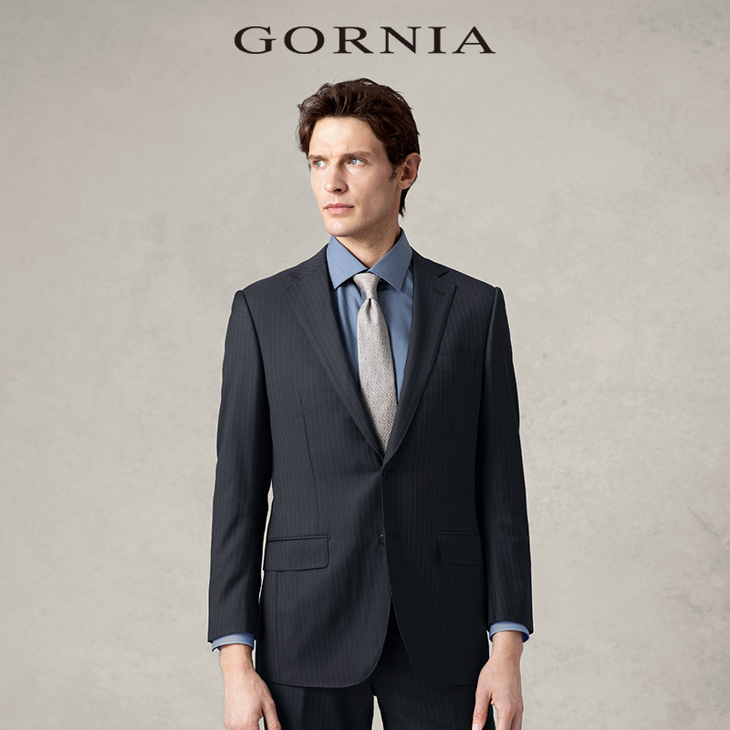 格罗尼雅西服上装商务进口羊毛