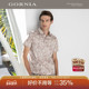 格罗尼雅男士 短袖 针织蚕丝混纺舒适微弹百搭短袖 GORNIA T恤polo衫