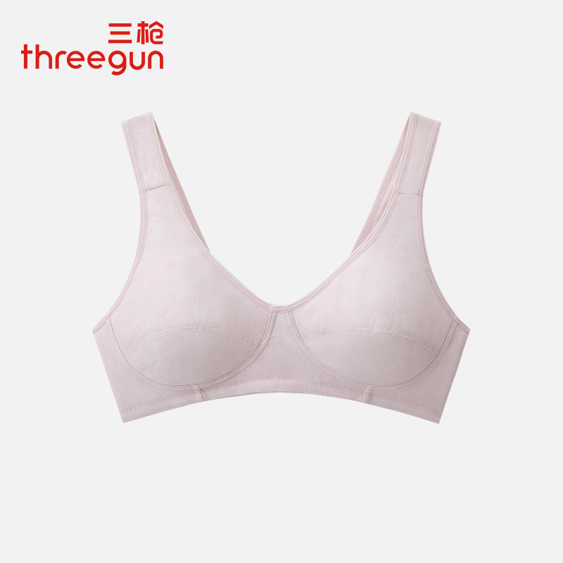 三枪妈妈内衣女提花大罩杯无钢圈文胸大码固定杯背心式胸罩T90031,女士内衣/男士内衣/家居服,文胸,淘宝优惠券,粉丝福利购,淘宝优惠卷