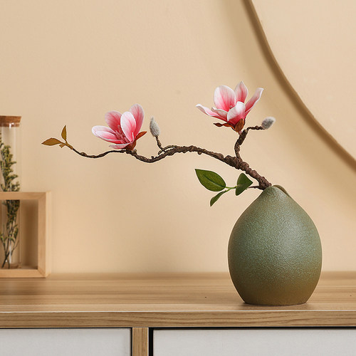 可插绿植仿真花陶瓷花瓶