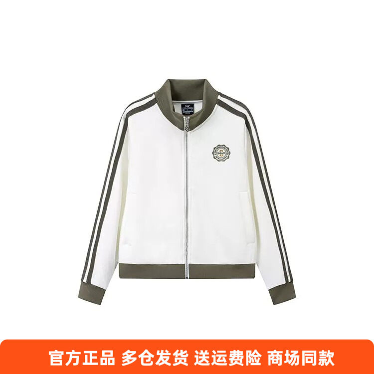 361正品女士开襟卫衣新品2026春秋休闲女子日常运动立领外套长袖