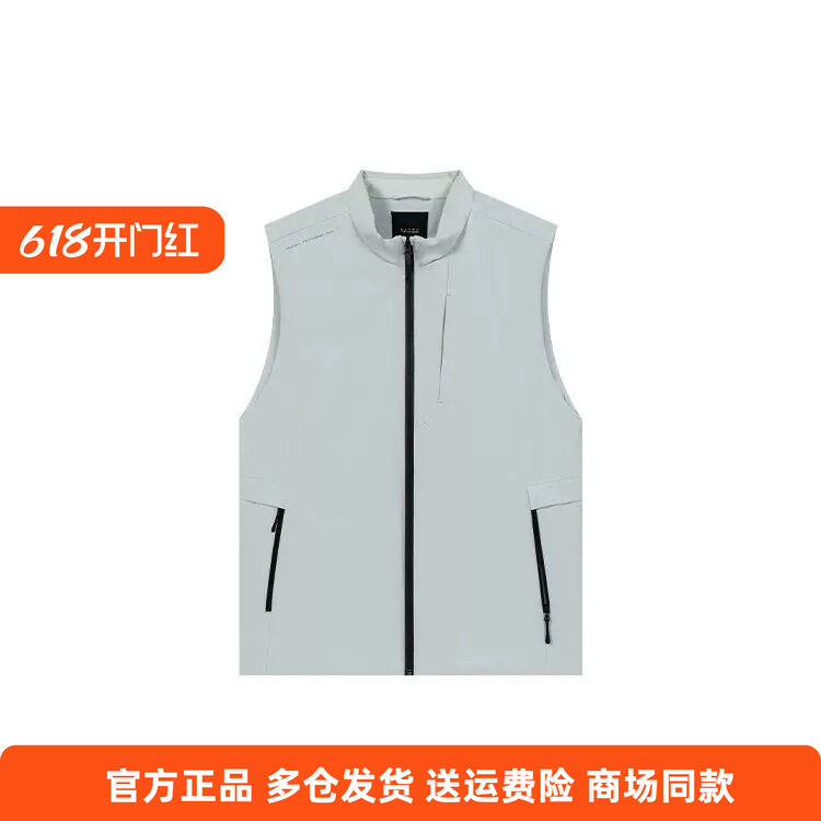 361度正品男士羽绒马甲立领2025冬季新品保暖运动休闲背心无袖男