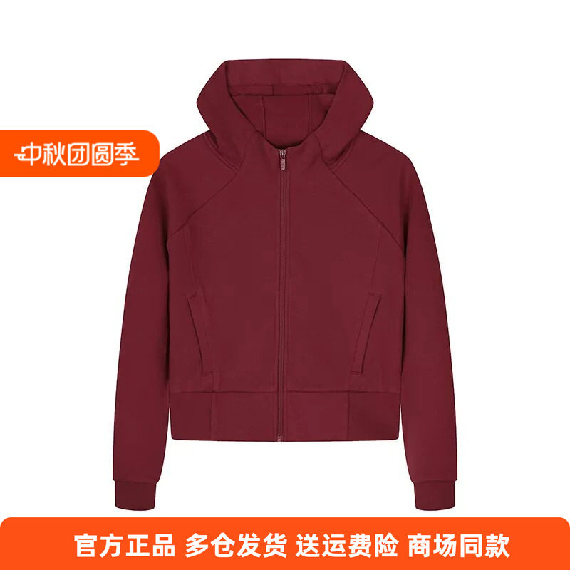 361正品女士连帽卫衣棉感新品2026春秋帽衫休闲女子开襟运动外套