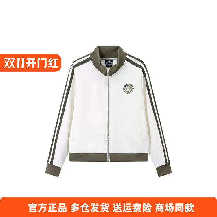 361正品女士开襟卫衣新品2026春秋休闲女子日常运动立领外套长袖