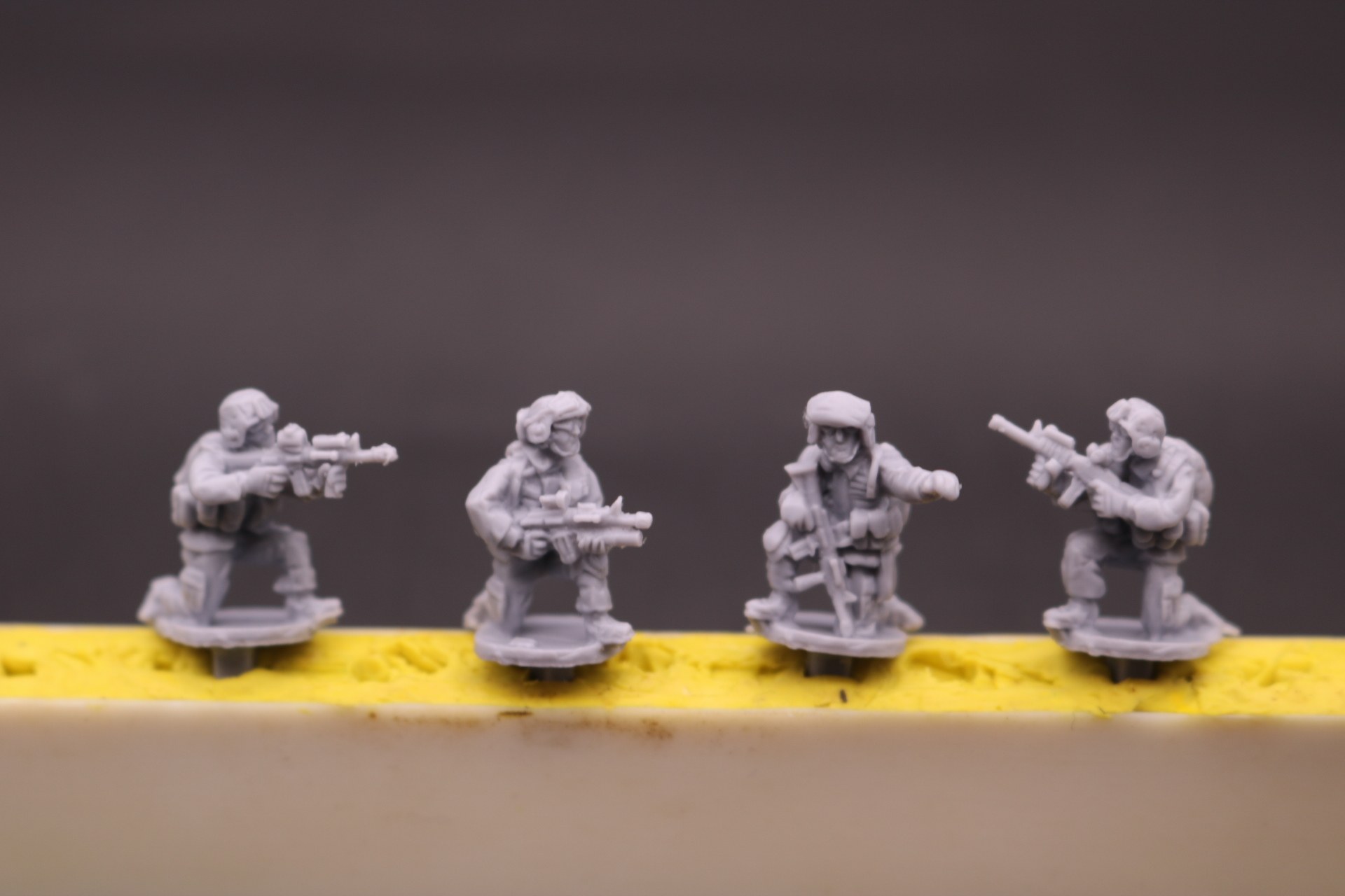 1/72树脂白模  美国陆军oT2背心4人组IBA12