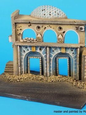 素体黑狗1/72中东街道部分立体布景(150毫米x 90mm毫米)D72036