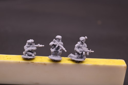1/72树脂白模  特战指挥组3人REF11