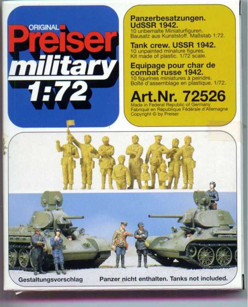 树脂二战坦克装甲兵