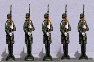 TQD 党卫队利布斯坦达特黑色游行礼服GS19 20mm树脂二战德国武装