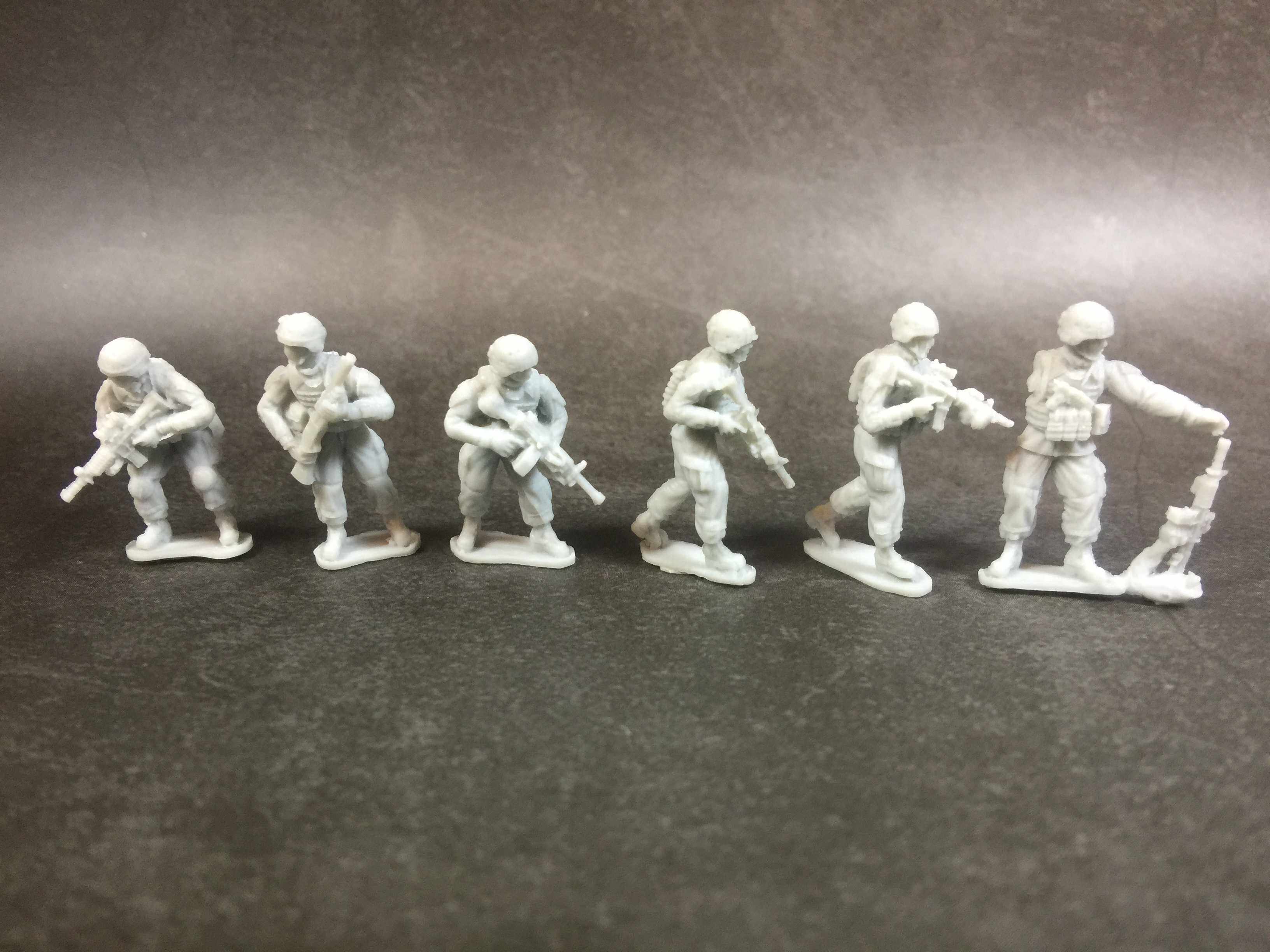 1/72树脂兵人b款现代美军6人