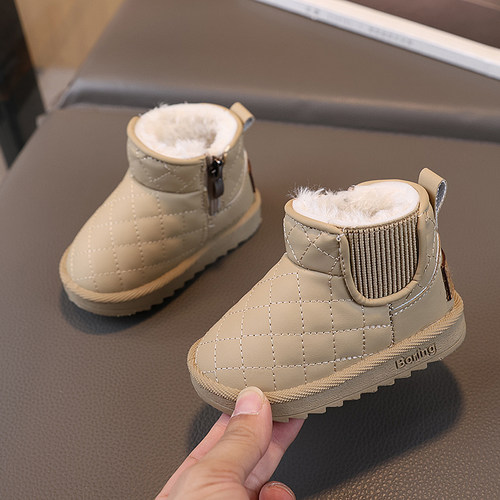 儿童雪地靴冬季加厚保暖大棉鞋