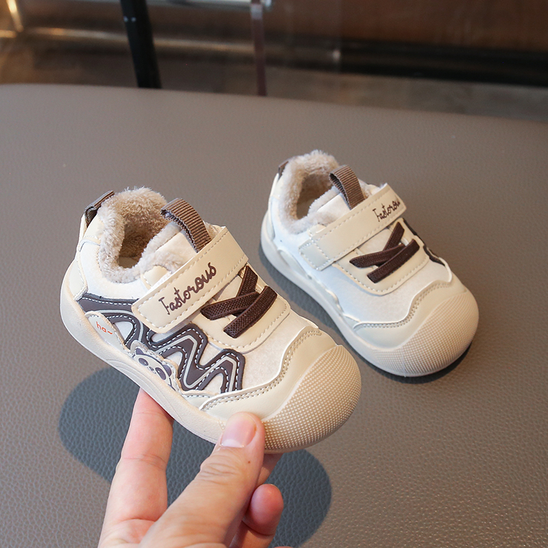 宝宝鞋冬季加绒加厚鞋子保暖棉鞋