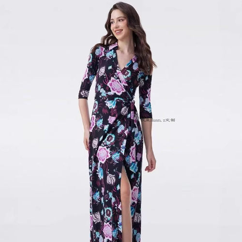 法式复古碎花茶歇显瘦连衣裙