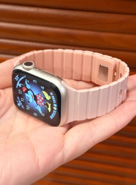 【粉粉花语】X03 AppleWatch硅胶表带 iWatch系列通用