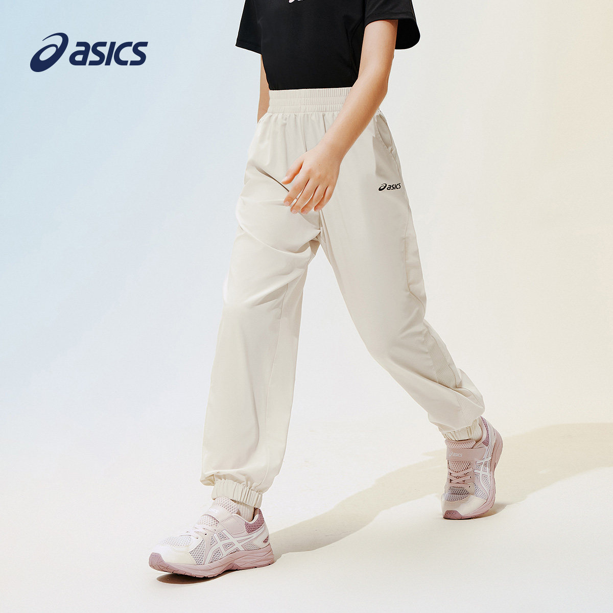 ASICS/亚瑟士儿童26年夏季新款男生跑步裤透气长裤运动裤防蚊裤子