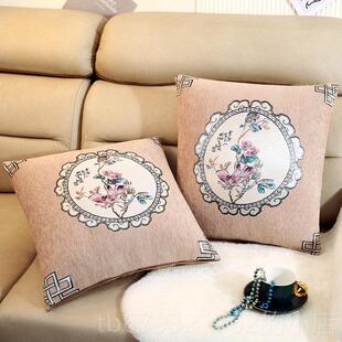 高档上雪尼靠尔枕床头靠垫床抱靠背垫客厅沙发靠枕抱枕套腰枕座椅