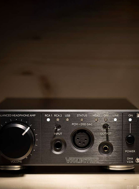 湖人Violectric DHA V226配森海HD800S全平衡耳放前级解码一体机