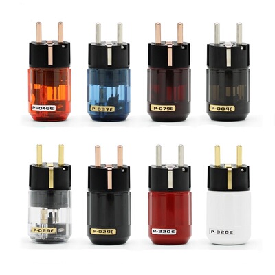 欧亚德纯铜欧标电源线插头