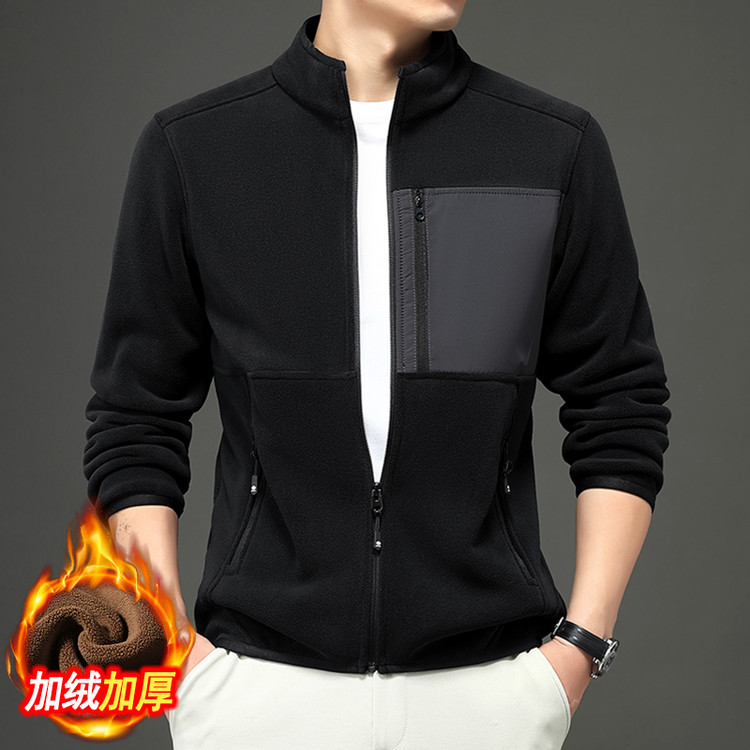 常规款标准绒布拼料秋冬卫衣