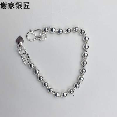 谢家银匠99银宝宝手链