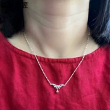 Бесплатная доставка корейская женщина 999 серебряного серебряного лука