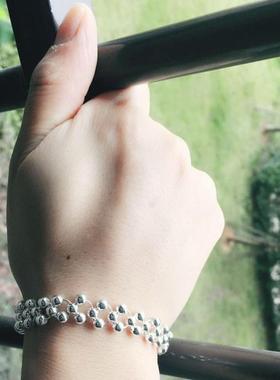 谢家银匠原创女式珠子转运手链