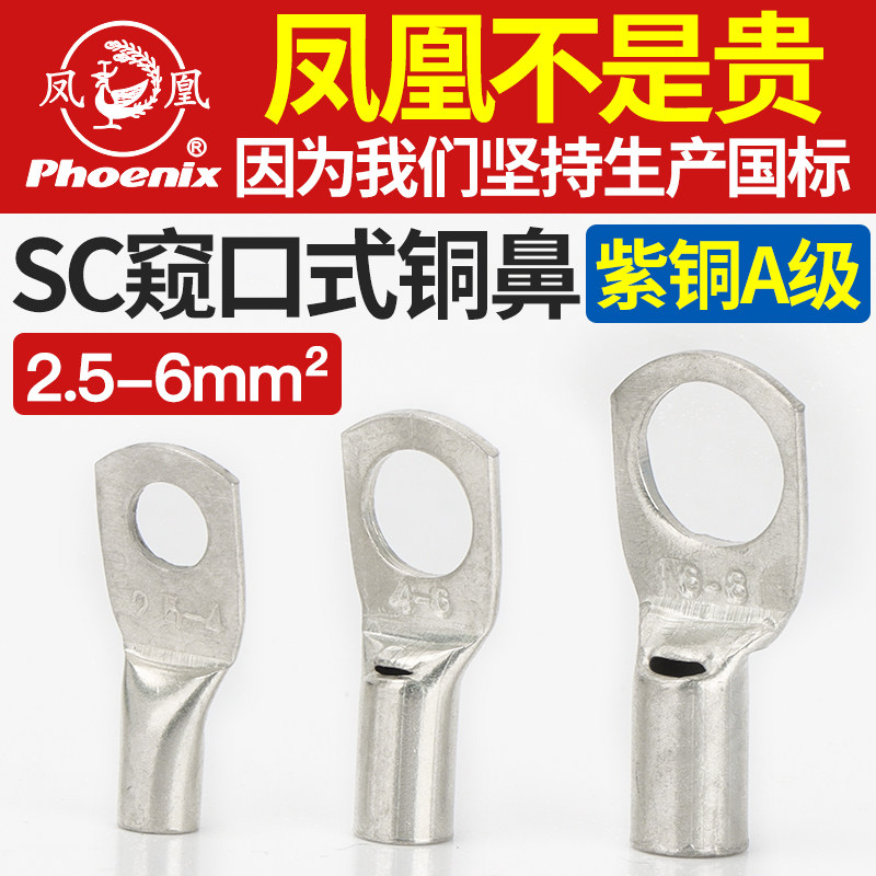 铜接头国标紫铜接线端子接线端子