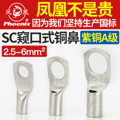 铜接头国标紫铜接线端子接线端子